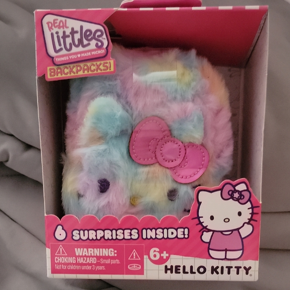 Hello Kitty Pastel Plush Backpack